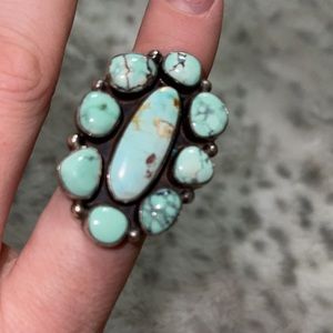Clear lake Turquoise Ring